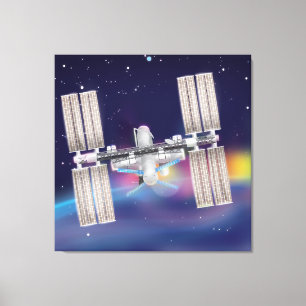 International Space Station Canvas Print