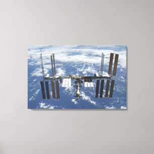 International Space Station in orbit 2 Canvas Print