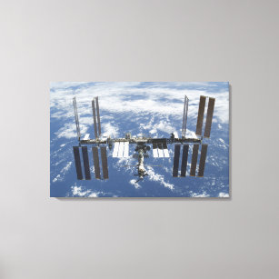 International Space Station in orbit 2 Canvas Print