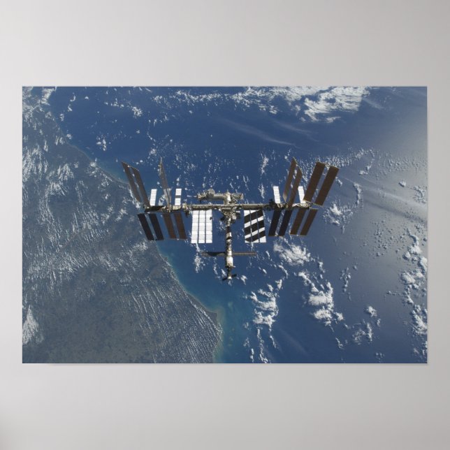 International Space Station in orbit 3 Poster (Front)