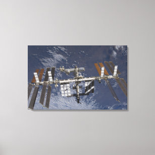 International Space Station in orbit Canvas Print