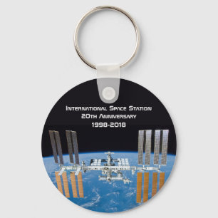 International Space Station ISS 20th Anniversary Key Ring