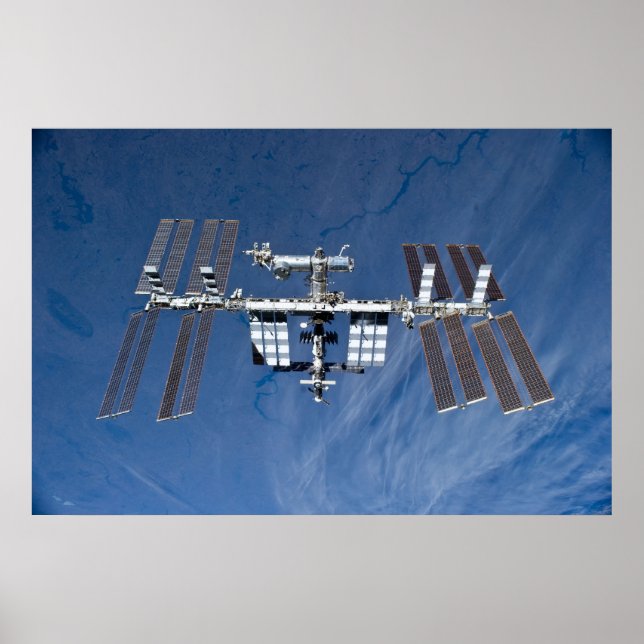 International Space Station (ISS) Poster (Front)