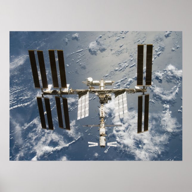 International Space Station (ISS) Poster (Front)