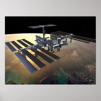 International Space Station Poster