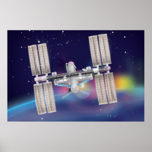 International Space Station Poster