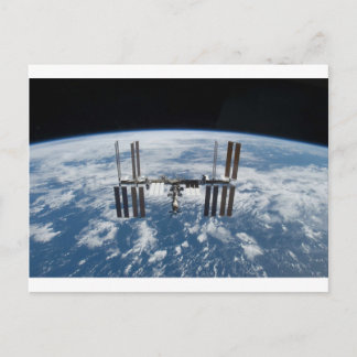 International Space Station -- Seen from Atlantis Postcard