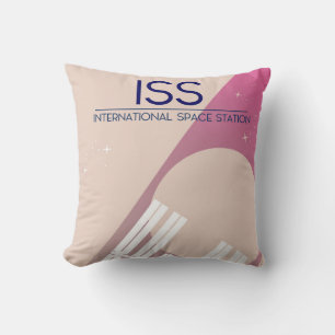 International Space Station space art. Cushion