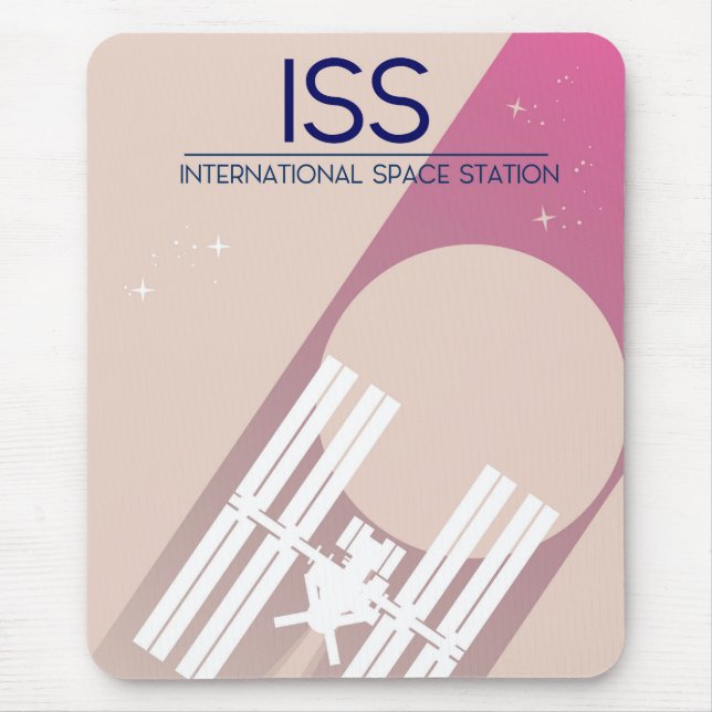 International Space Station space art. Mouse Mat (Front)