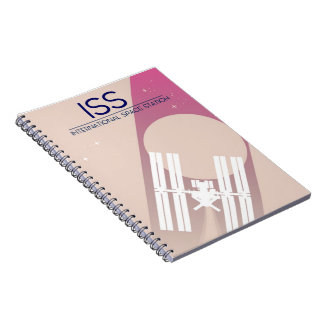 International Space Station space art. Notebook