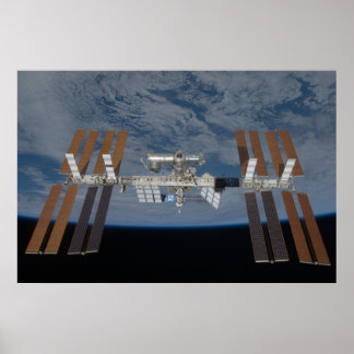 International Space Station (STS-119) Poster