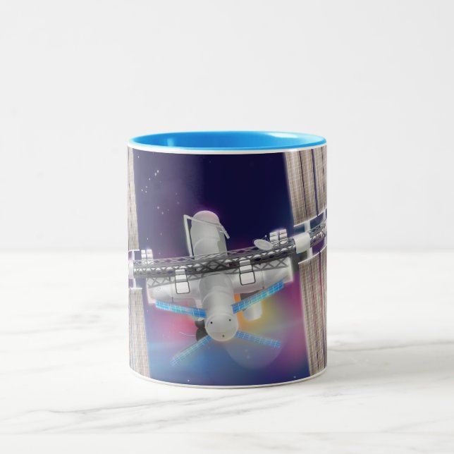 International Space Station Two-Tone Coffee Mug (Center)