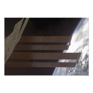 International Space Station's solar array panel Photo Print