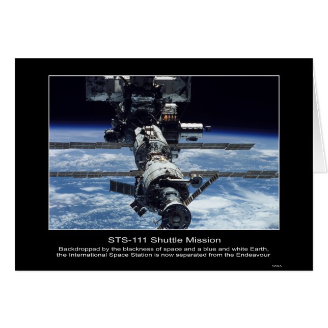 International Space Stationview from NASA STS-111 (Front Horizontal)