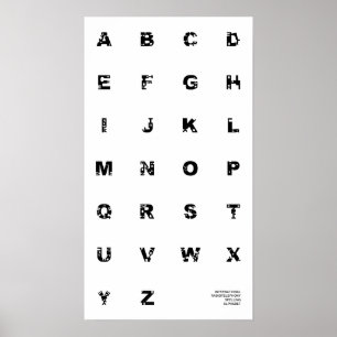 International Spelling Alphabet Poster