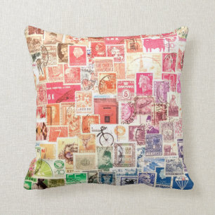 International Stamp Pillow