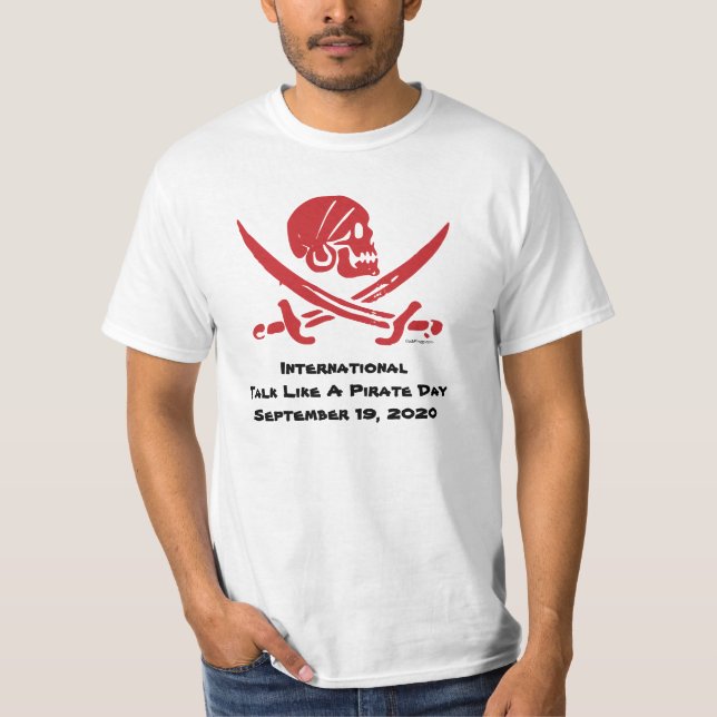 International Talk Like A Pirate Day 2020 T-Shirt (Front)