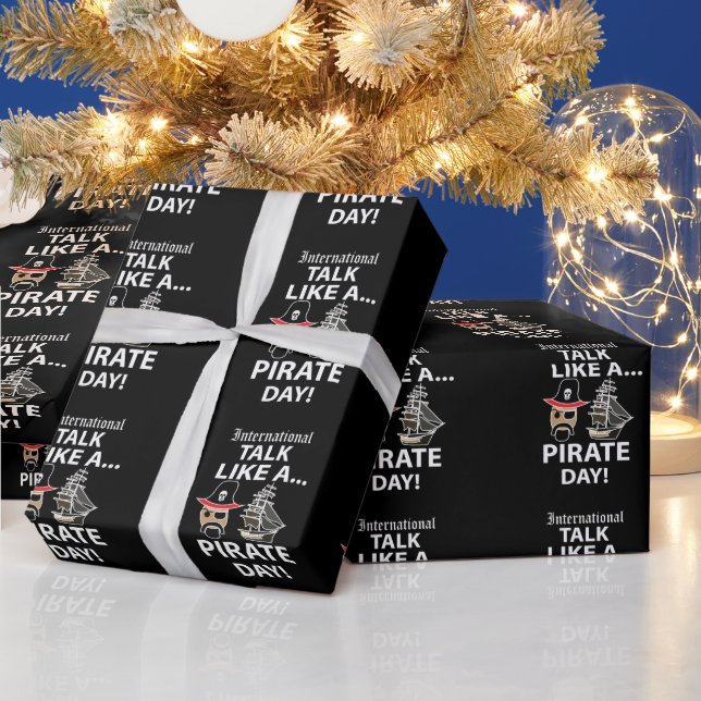 International Talk Like A Pirate Day Wrapping Paper (Holidays)