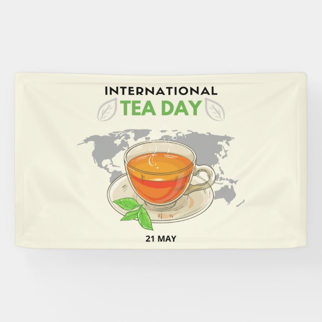International Tea Day Banner (Horizontal)
