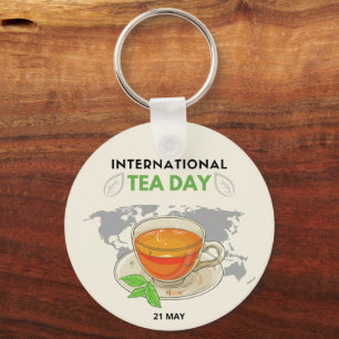 International Tea Day Key Ring