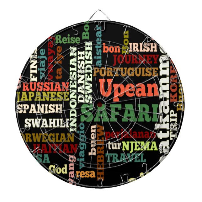 International Travel Blessings Dartboard (Front)
