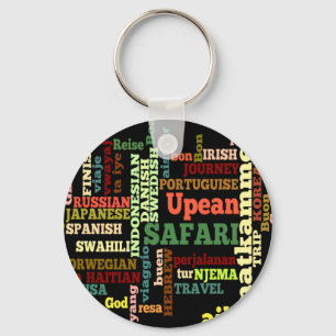 International Travel Blessings Key Ring