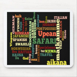 International Travel Blessings Mouse Mat