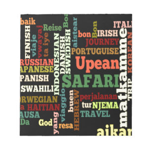 International Travel Blessings Notepad