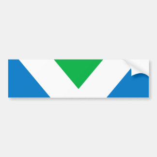 International Vegan Flag Bumper Sticker