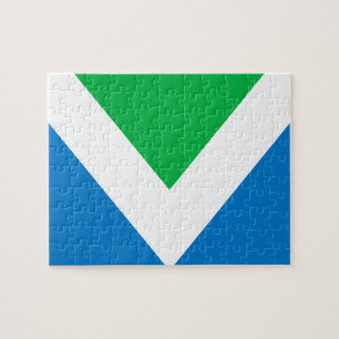 International Vegan Flag Jigsaw Puzzle