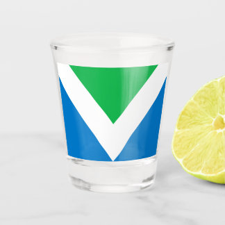 International Vegan Flag Shot Glass