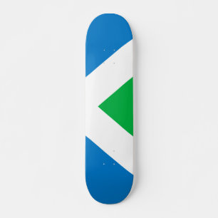 International Vegan Flag Skateboard