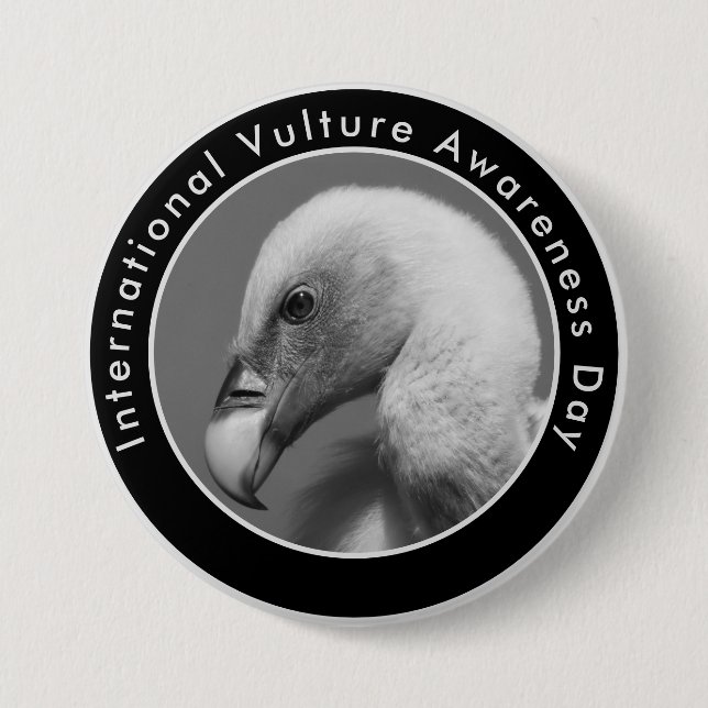 International Vulture Awareness Day 7.5 Cm Round Badge (Front)