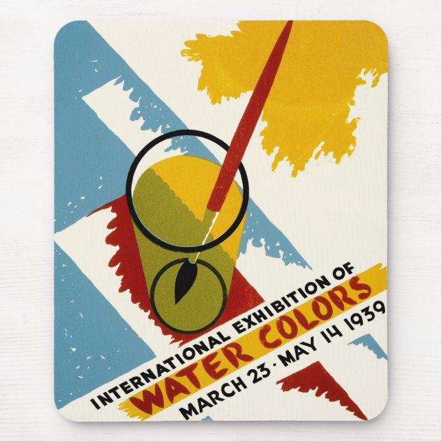 International Water Colour Exhibition Mouse Mat (Front)