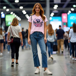 International Women’s Day 2025: Bold, Brave Pink T-Shirt