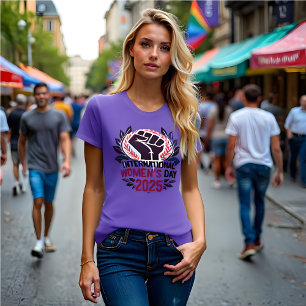 International Women’s Day 2025: Bold, Brave Purple T-Shirt
