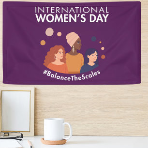 International Women’s Day 2026 Balance The Scales Banner