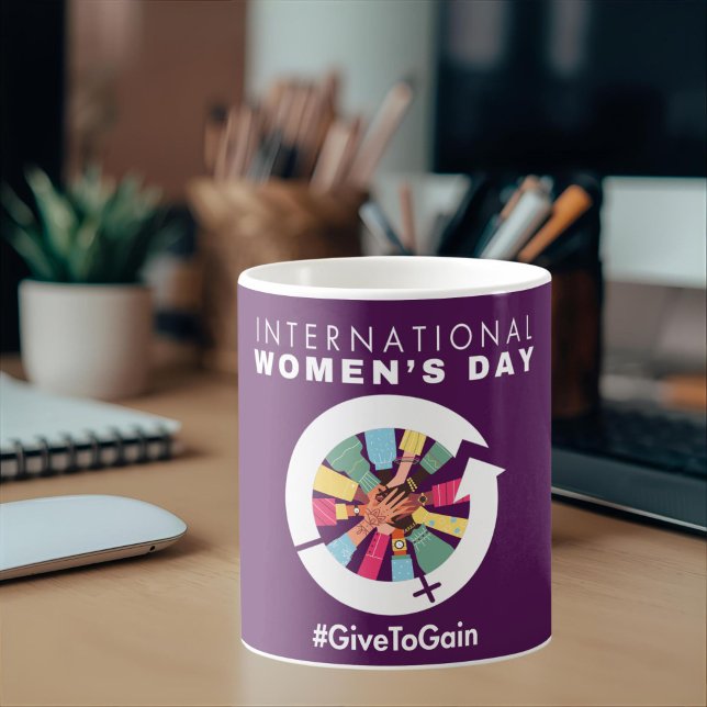 International Women’s Day 2026 Give To Gain Coffee Mug (Creator Uploaded)