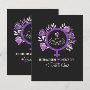 International Women’s Day 2026 March 8 Thank You Card