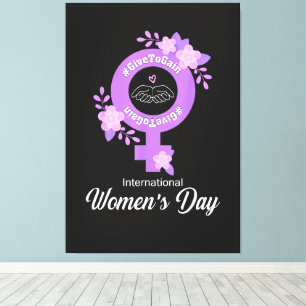 International Women’s Day March 8 Canvas Print