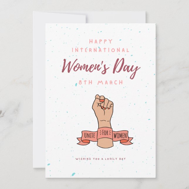 International Women's Day 08 Invitation (Front)