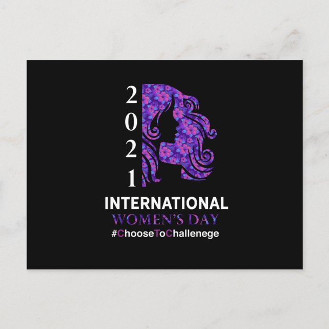 International Women's Day 2021 Choose Challenge Postcard (Front)