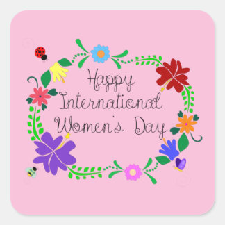 International Women's Day 2021 Square Sticker