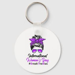 International Womens Day 2022 BreakTheBias 8 March Key Ring
