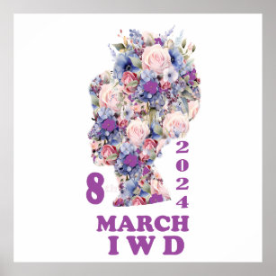 International Women's Day 2024: Celebrate Feminini Poster