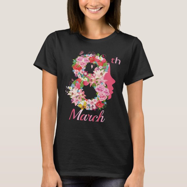 International Women's Day 2024: Celebrate Feminini T-Shirt (Front)