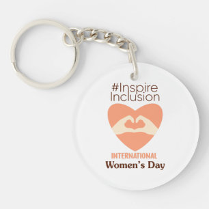 International Women's Day 2024 Inspire Inclusion Key Ring