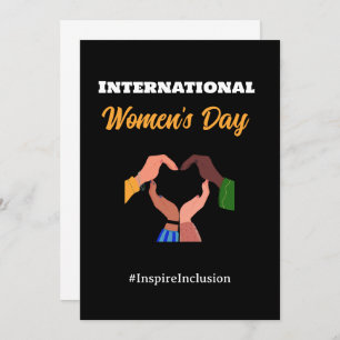 International Women's Day 2025 inclusion feminist Invitation