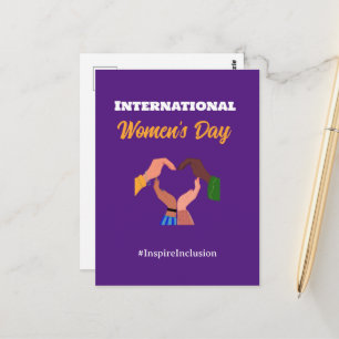 International Women's Day 2025 inclusion feminist Postcard