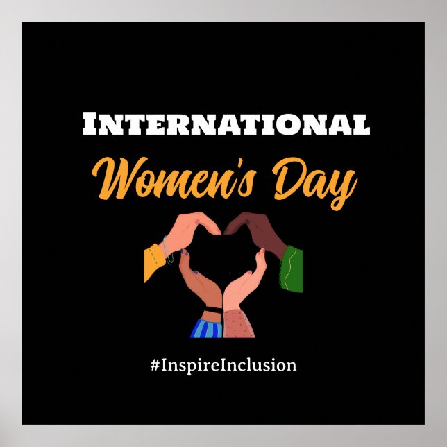  International Women's Day 2025 inclusion feminist Poster (Front)